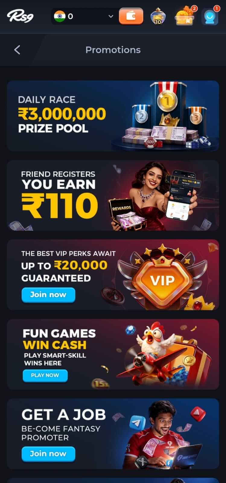 RS9 Refer and Earn Cash Bonus